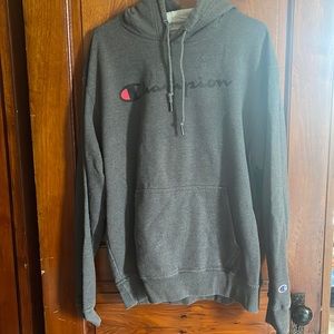 Large champion hoodie